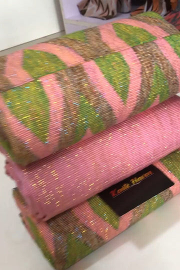 Kente Haven Blend Fashion Hand Weaved Kente Cloth KH190