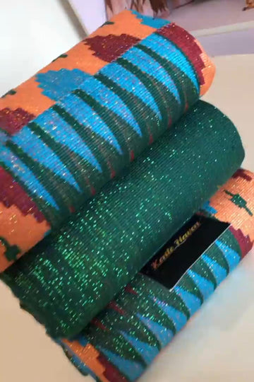 Kente Haven New Fashion Hand Weaved Kente Cloth KH211