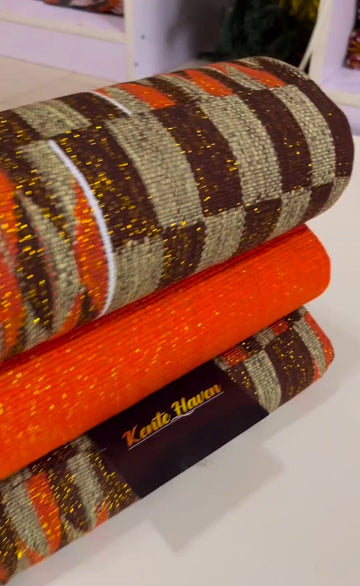 Kente Heaven Hand Weaved Kente Cloth KH81