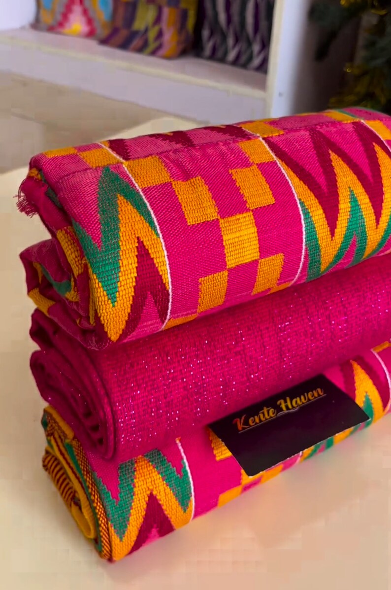 Kente Haven Hand Weaved Kente Cloth KH