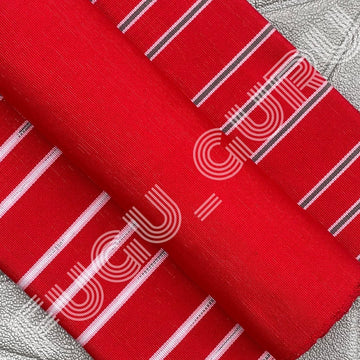 Fugu Guru New Fashion Brand Collection gives highest quality Striped Bonwire Kente Cloth/ FG144