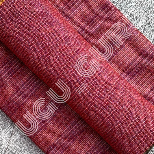 Fugu Guru New Fashion Brand Collection gives highest quality Striped Bonwire Kente Cloth/ FG60