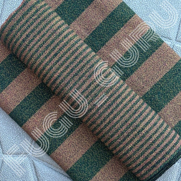 Fugu Guru New Fashion Brand Collection gives highest quality Striped Bonwire Kente Cloth/ FG159