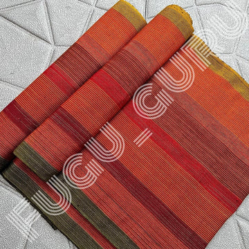 Fugu Guru New Fashion Brand Collection gives highest quality Striped Bonwire Kente Cloth/ FG189