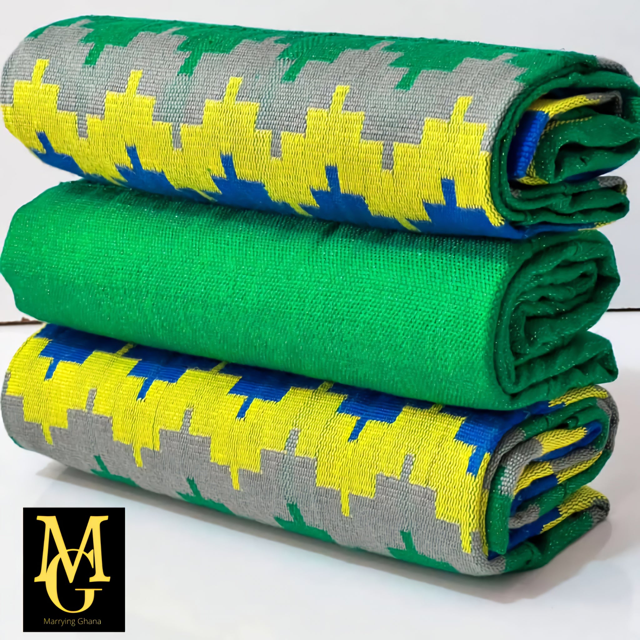 Authentic Hand Weaved Kente Cloth A703