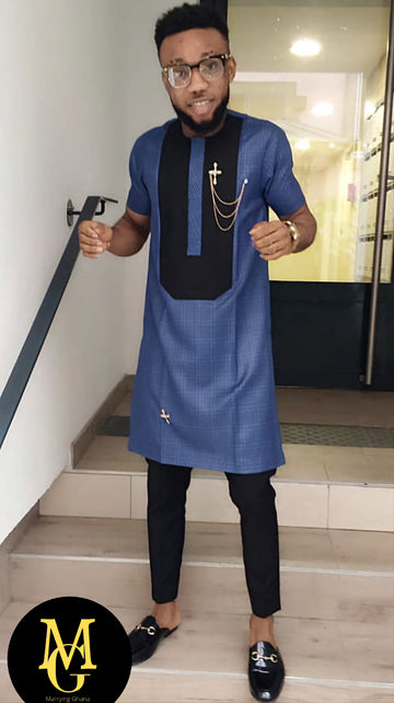 MG Men's Traditional African Wear/ Kafka, African Suit T62