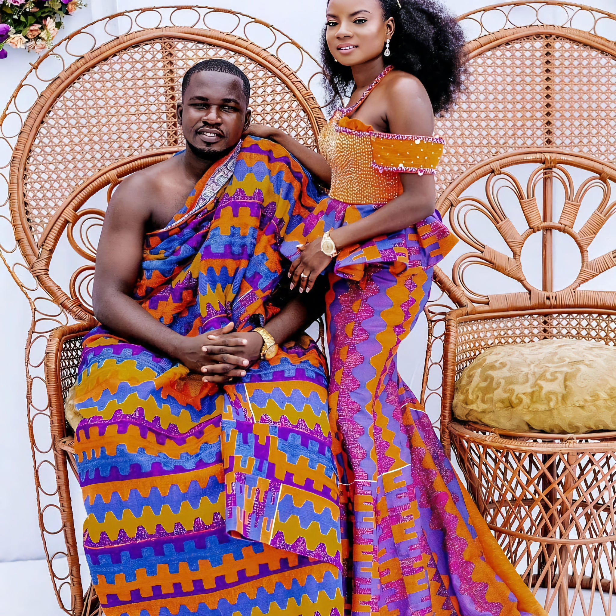 MG Premium Hand Weaved Kente Cloth P23