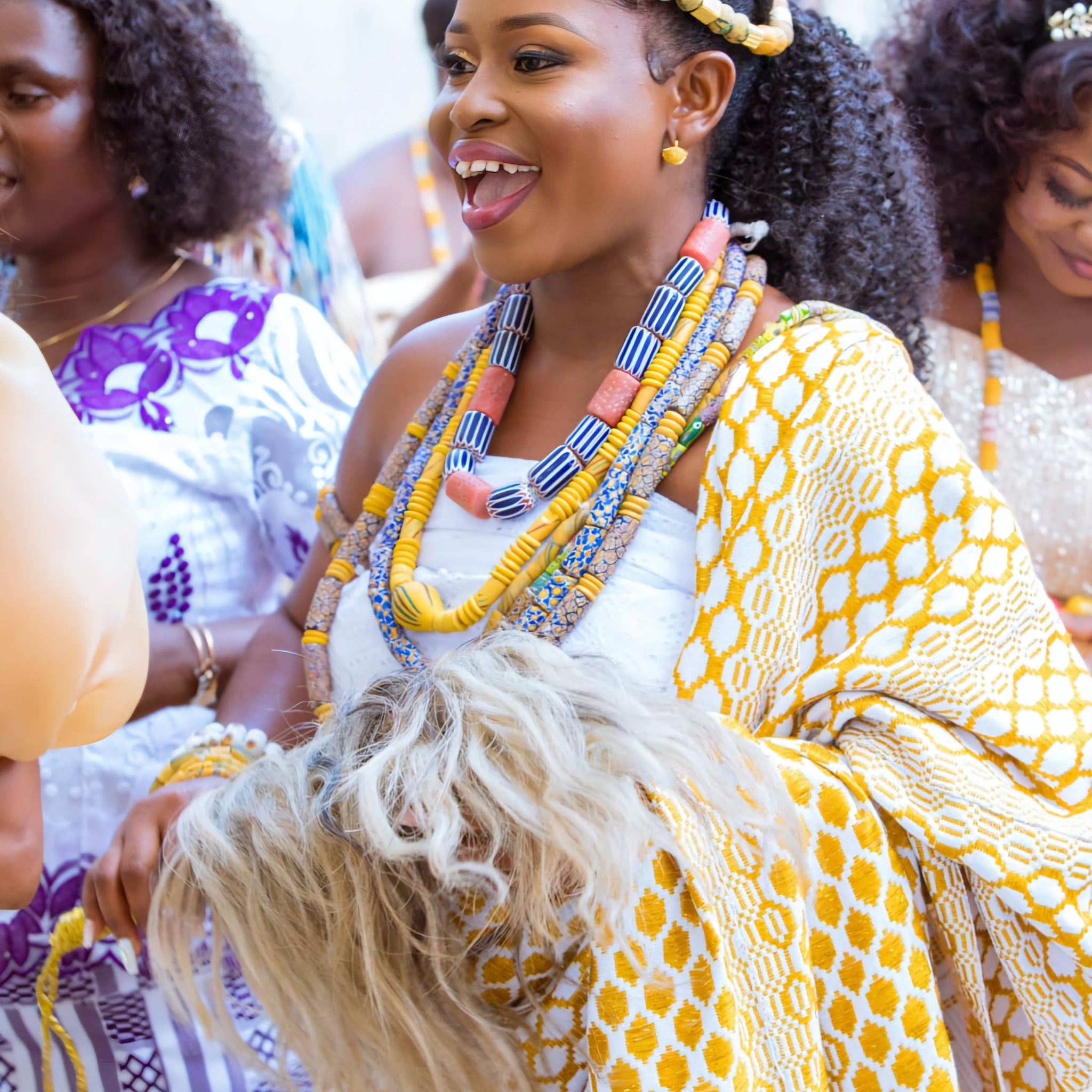 MG Authentic Hand Weaved Kente Cloth A98