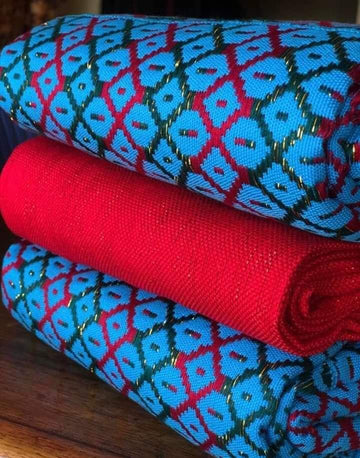 Authentic Hand Weaved Kente Cloth A2334