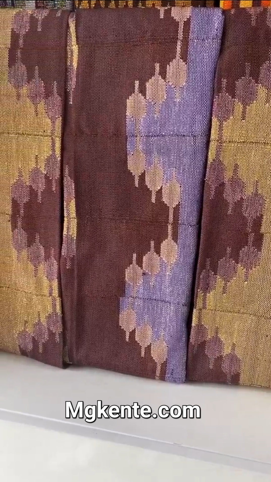 Authentic Hand Weaved Kente Cloth A0542