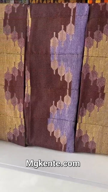 Authentic Hand Weaved Kente Cloth A0542