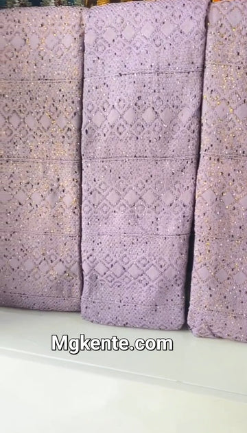 Authentic Hand Weaved Kente Cloth A0541