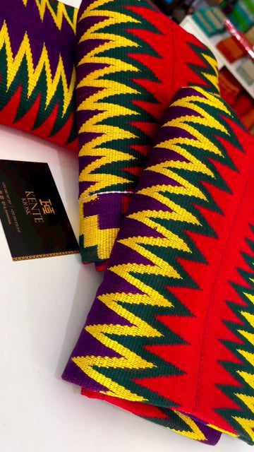 H.G Kente Cloth Royal Hand Weaved Kente collection HGC85