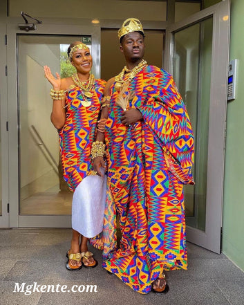 Royal Hand Weaved  Kente Cloth R1306
